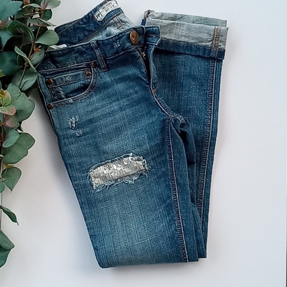 Free People Denim - Free People Sequined Jeans